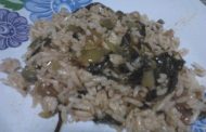 Arroz com Escarola e Bacalhau