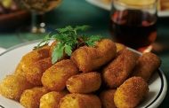 CROQUETES DE COGUMELOS E PRESUNTO