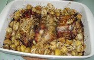 CARNE DE PORCO ASSADA COM CASTANHAS