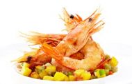 CAMARÃO COM PIMENTOS E MANGA
