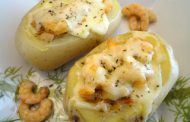 BATATAS RECHEADAS COM CAMARÃO