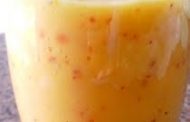 Batido de pêssego doce
