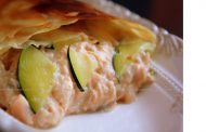 Rolo de Salmão e Courgette em Massa Filo