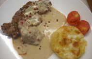 Bife com Molho de Natas