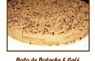 Bolo de bolacha com café