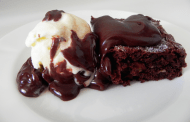 Brownies de Chocolate com Cobertura de Chocolate