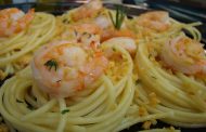 Spaghetti com Camarão