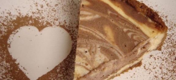 Cheesecake de Chocolate Marmorizado