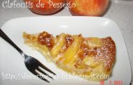 Clafouti de Pêssegos  com Creme Inglês de Limão