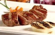 Contrafilé ao molho de caqui
