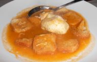 Sopa aveludada de camarão 