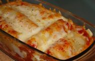 Canelones Recheados com Bacalhau