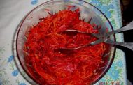 Salada de cenoura e beterraba