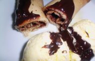 Crepes com Natas e Chocolate