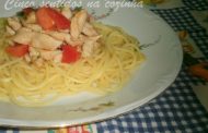 Esparguete de Galinha com Tomate