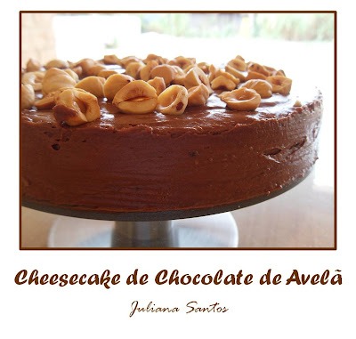 Cheesecake de Chocolate e Avelãs