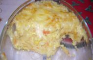 Bacalhau à Brás com Molho Bechamel e Bróculos