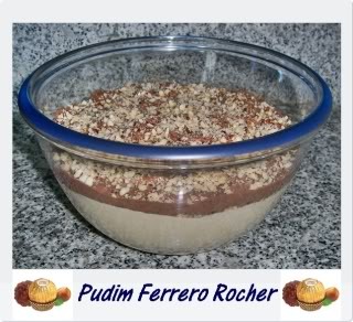 Pudim Ferrero Rocher