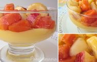 Pudim de Baunilha Com Frutas