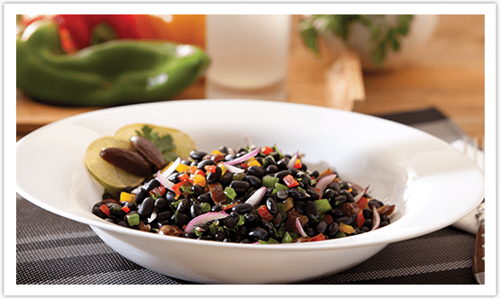 Salada mexicana de feijão 