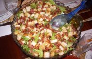Salada de Bacon e Croutons