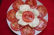 Salada Quente de Tomate e Mozzarella