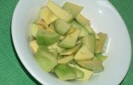 Salada de lima e abacate 