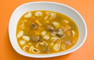 Sopa de Vitela com Sémola e Legumes