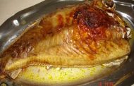 Peixe recheado assado