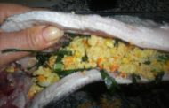Peixe Recheado com Farofa