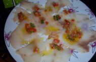 Carpaccio de bacalhau