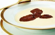 Zabaione de Chocolate e de Vinho Branco