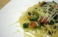 Espaguete com Rúcula