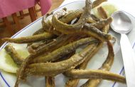 Enguias fritas 