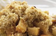Crumble de marmelo com ameixas secas