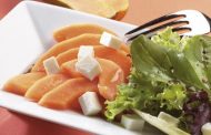 Salada de Papaia com Requeijão 