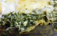 Lasanha com espinafres