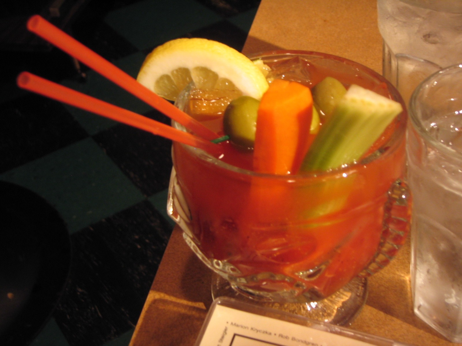 Bloody Mary drink
