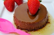 Flan de chocolate