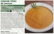 Creme Frio de Cenoura 
