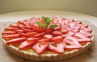 CROSTATA DE FRAGOLE ALLA MENTA (8 porções)