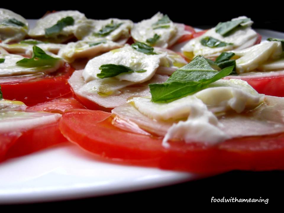 Salada de tomates, à italiana