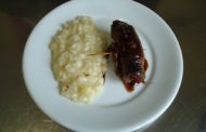 Risotto com queijo parmesão 