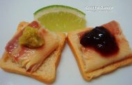 CANAPÉS DE TRUTA DEFUMADA
