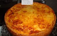 Quiche de bacalhau ao creme de milho