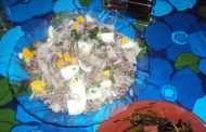Salada de Bacalhau com Pimentos e Feijão