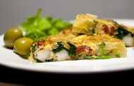 Tortilha de Gambas e Azeitonas