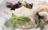 Filetes de Linguado Recheados com Risotto de Cogumelos 