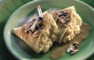Crepes de Arroz Doce com Caramelo Cremoso 