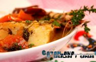Gambas e Legumes em Tempura 